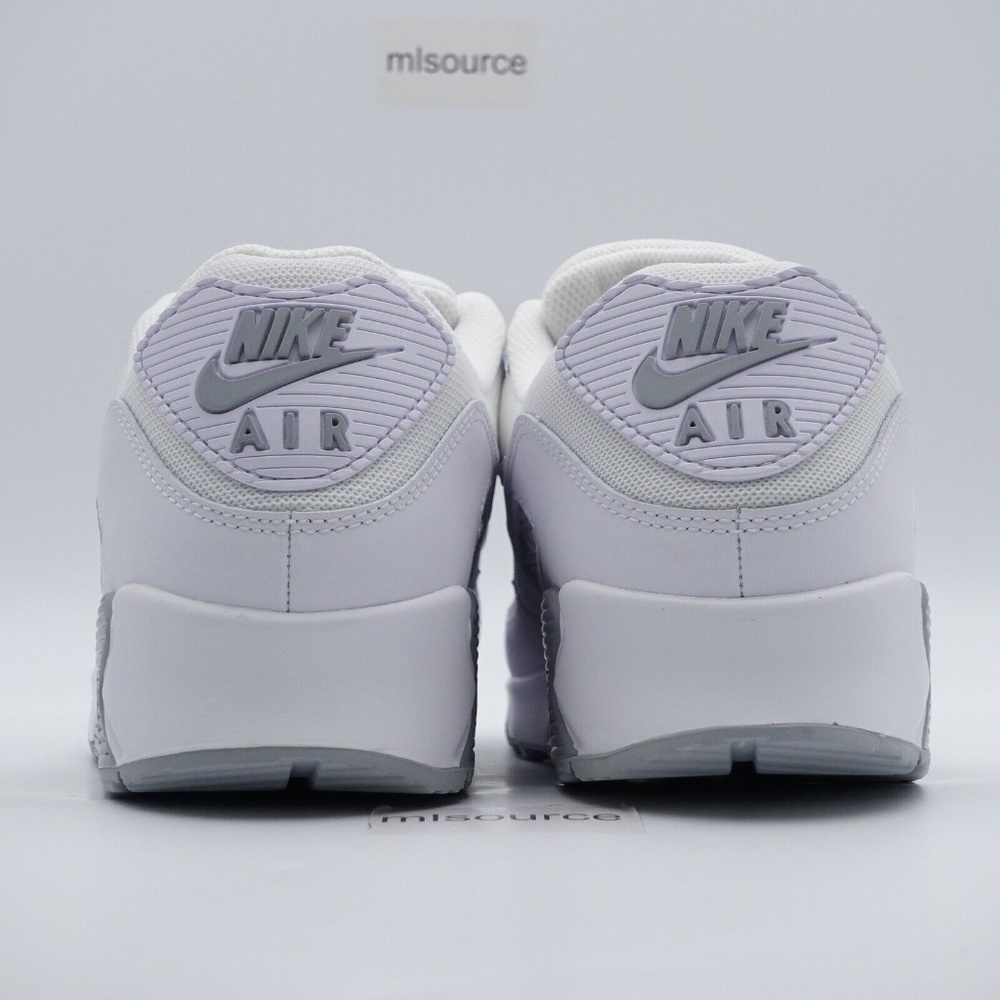 NEW Men's Nike Air Max 90 Jewel Swoosh Sneakers FN8005-100 White - Picture 4 of 16